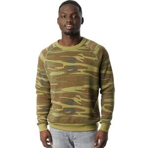 Hanes Brand Alternative Apparel Camo Mens Sweatshirt Small AGS1B75